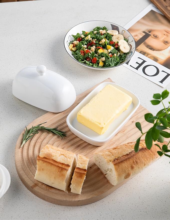 Sweejar Ceramic Butter Dish - Image 2