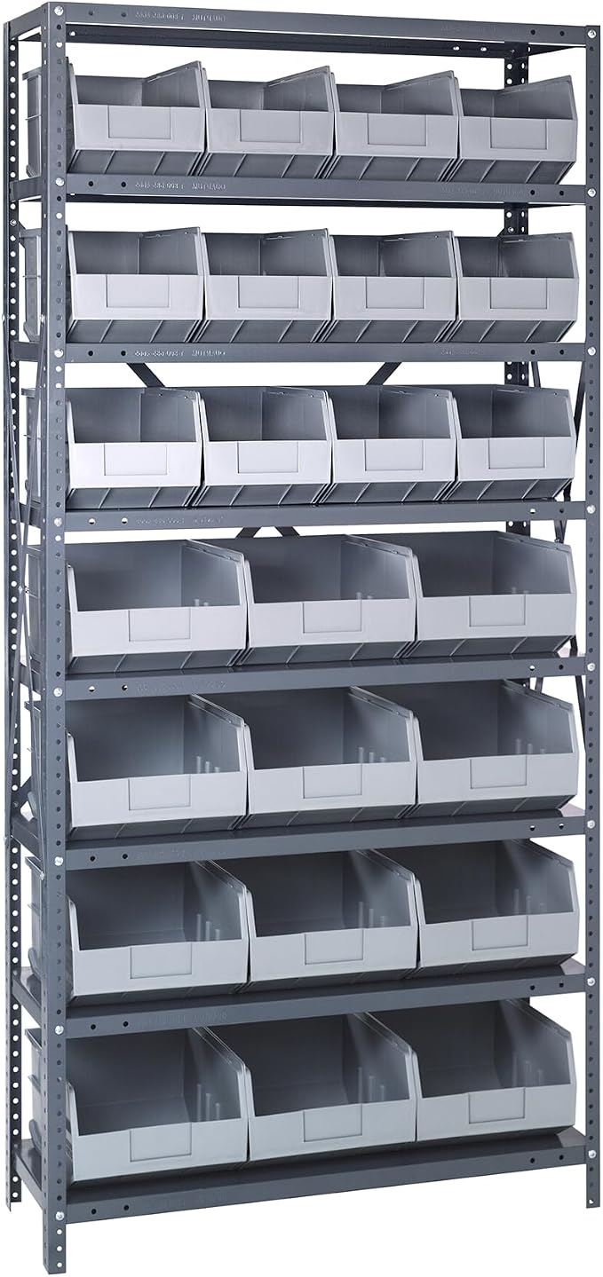 Quantum Storage Systems 2475-483485GY Shelving Unit, Carbon Steel, Galvanized by QuantumStorageSystems