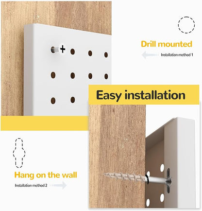 Peg Board, 4 Pack Metal Peg Board Panels - Image 5