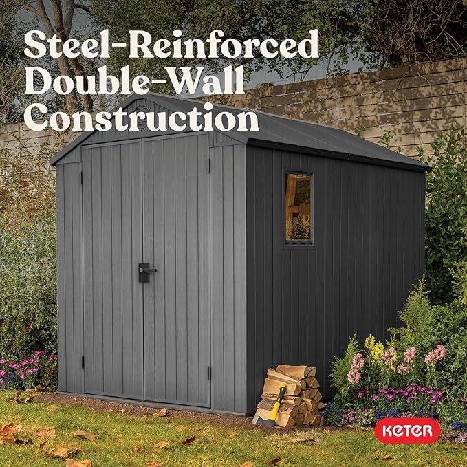 Keter Outdoor Storage Tool Shed, - Image 8