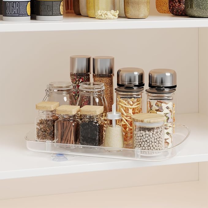 HIYOHIYO Clear Lazy Susan Organizer - Image 5