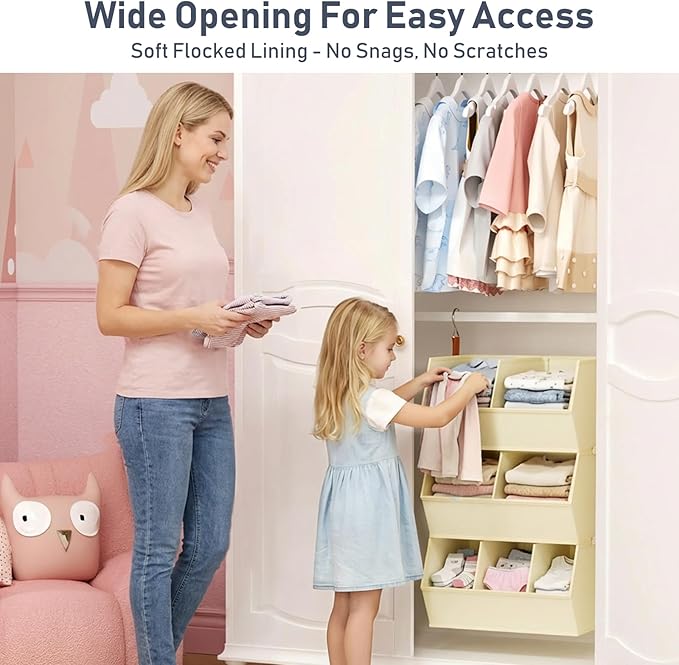 Hanging Closet Organizer Extra Large, Clothes Hanging Shelves - Image 6