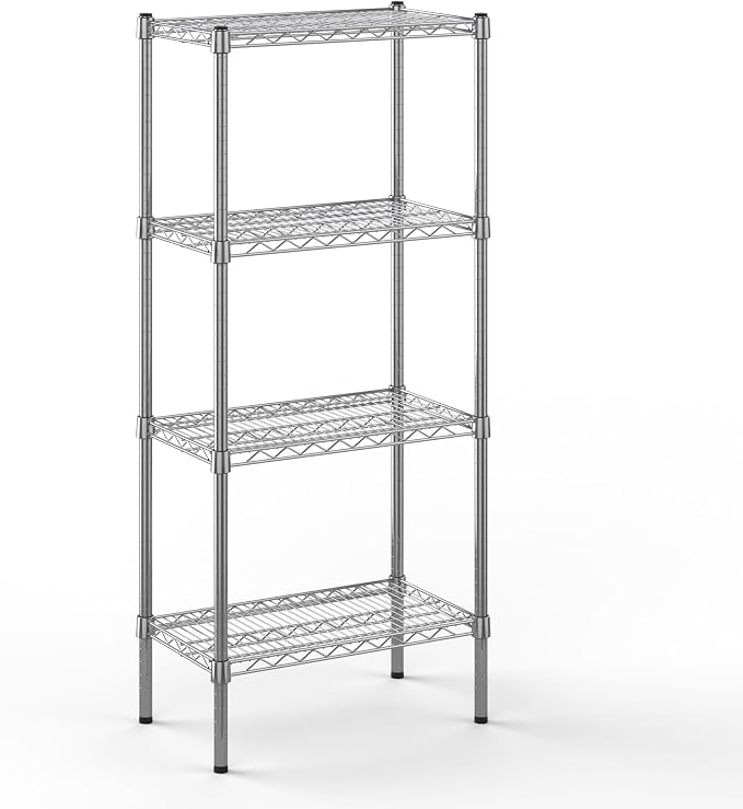 14" Deep x 24" Wide x 54" Height Wire Shelving Kit | 4-Tier | NSF Commercial by Regal+Altair