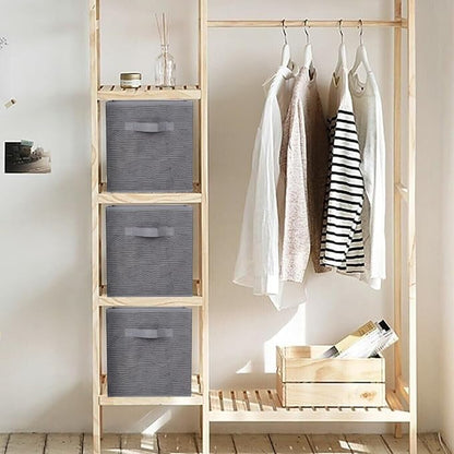 ShellKingdom Storage Bins, Foldable Fabric Storage Cubes and Cloth Storage - Image 5