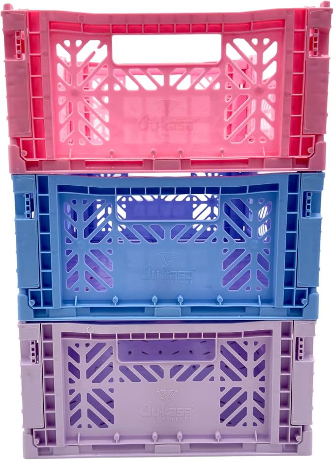 Collapsible Storage Box, Foldable Crate Organizer Bin - Image 5