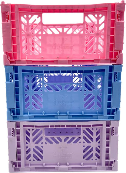 Collapsible Storage Box, Foldable Crate Organizer Bin - Image 5