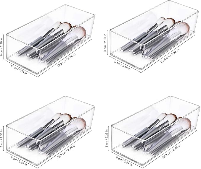 JessLab Acrylic Organizers, Bathroom Organizer - Image 3