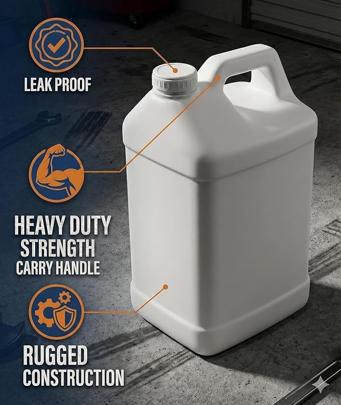 kitchentoolz 2.5 Gallon Water Jug – Heavy-Duty HDPE Carboy - Image 2