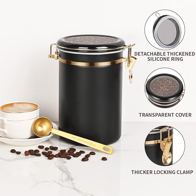 2×63OZ Stainless Steel Coffee Container - Image 4