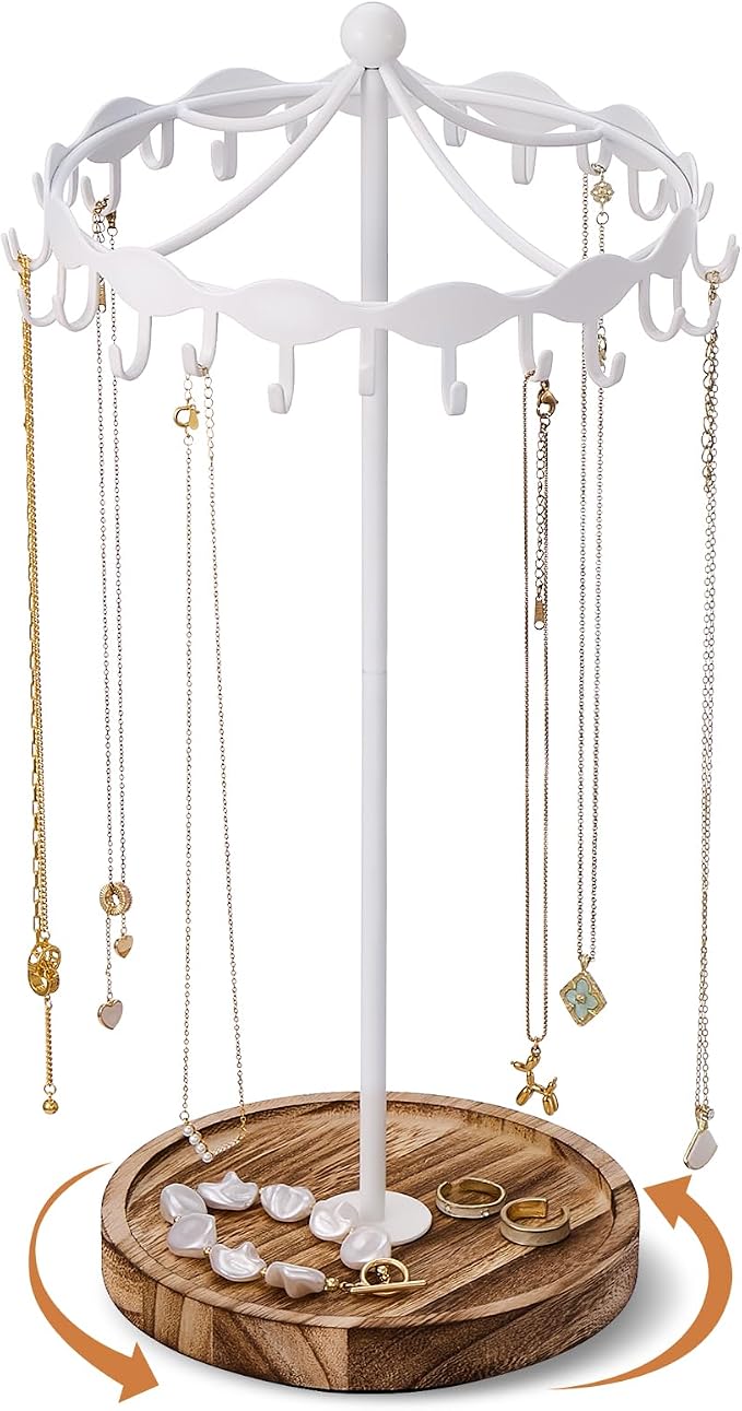Lolalet Rotating Necklace Holder Stand by Lolalet