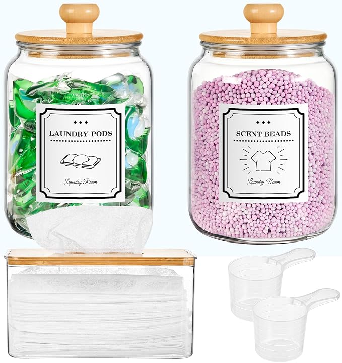 SUBEKYU Laundry Pod Containers and Dryer Sheet Holder by SUBEKYU