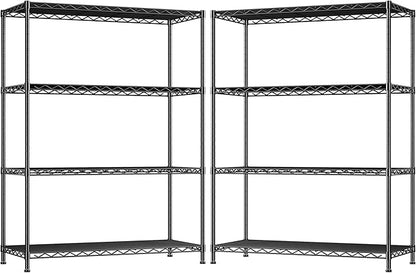 DurayLoly Heavy Duty 4-Tier 620LBS Storage Rack, Adjustable Shelves, 620lbs by Durayloly