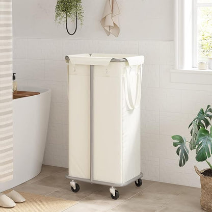 WOWLIVE 100L Rolling Laundry Hamper - Image 3