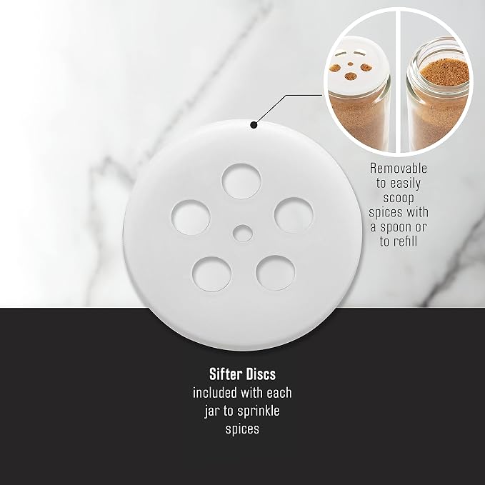Kamenstein 16 Jar Hourglass Revolving Countertop Spice Rack - Image 6