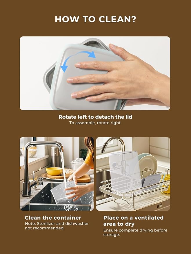 4 Pack Airtight Food Storage Containers - Image 6