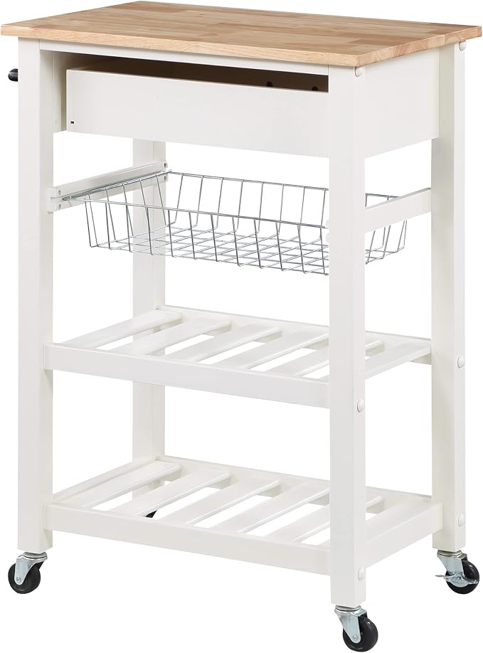 OSP Home Furnishings Hampton Kitchen Cart - Image 7