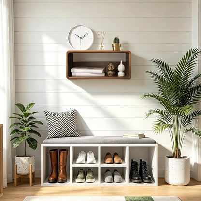 Floating Nightstand, Wall Mounted Bedside Shelf, Handmade Bedroom Furniture - Image 5