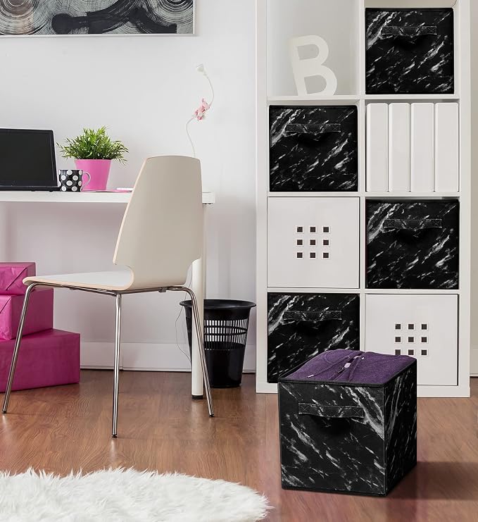 Sorbus Collapsible Fabric Storage Cubes - Image 8