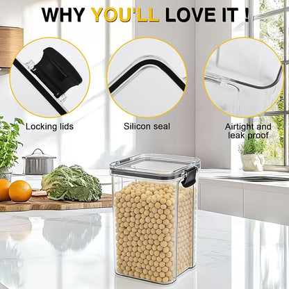 5 Piece Airtight Food Storage Containers Set - Image 4