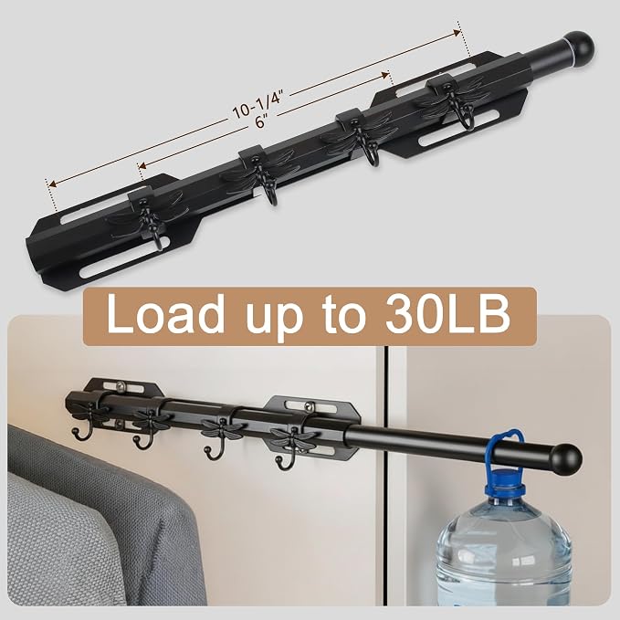 12" Valet Rod for Closet Pull Out - Image 7