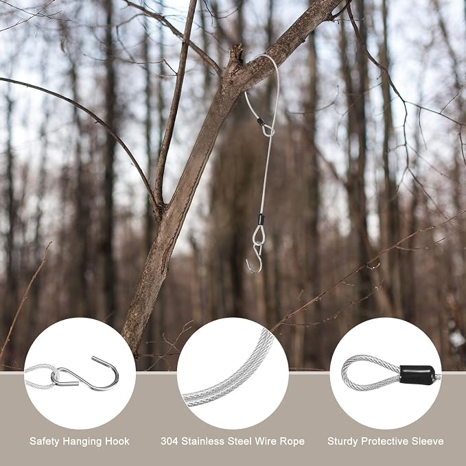 M METERXITY 2-Pack Bird Feeder Hanger - Image 2