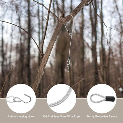 M METERXITY 2-Pack Bird Feeder Hanger - Image 2
