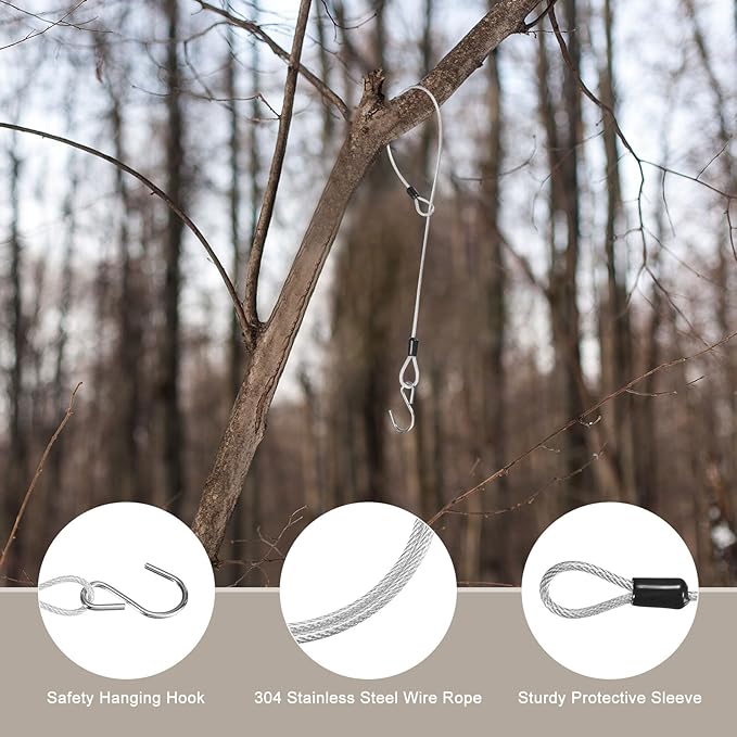 M METERXITY 2-Pack Bird Feeder Hanger - Image 2