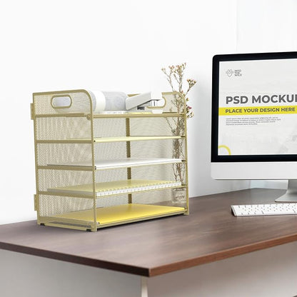 Sinboun Letter Tray Paper Organizer 5-Tier Desk Organizer File Organizer Paper - Image 5