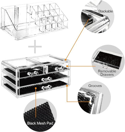 Ikee Design Acrylic Makeup Organizer - Image 3