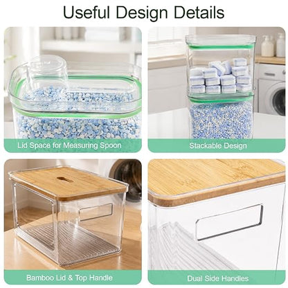 5-in-1 Trash Bag Dispenser, Laundry & Dishwasher Pods Storage Container | - Image 5