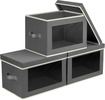 Homsorout Storage Boxes with Lids by Homsorout