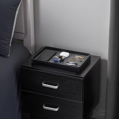 ProCase Wood Valet Tray for Men, Key Tray, Desk & Nightstand -Black | Wood - Image 7