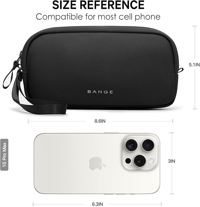 BANGE Travel Organizer Case, Water Resistant Electronics Travel Bag Organizer - Image 3