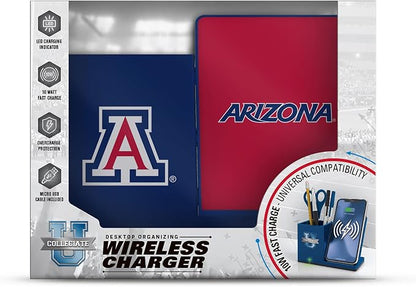 SOAR NCAA Unisex Cell Phone Wireless Charging Stand and Desktop Organizer - Image 2