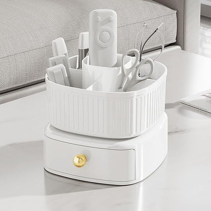 Spinning Makeup Organizer, 360° Rotating Makeup Brush Holder - Image 4