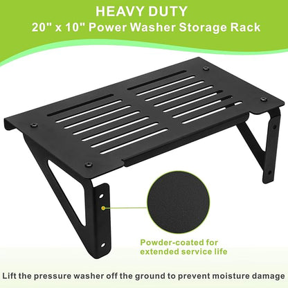 Pressure Washer Shelf Wall Mount, Electric Pressure Washer Bracket Shelf Power - Image 6
