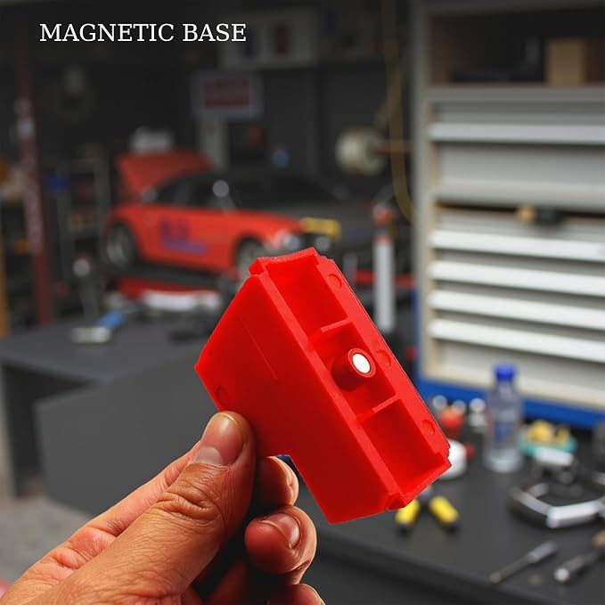 46PC Red Magnetic Wrench Organizers Set - Image 5