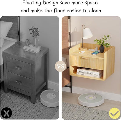 Arbuxzuy Floating Nightstand Set of 2 - Image 5