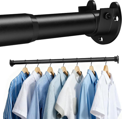 Stepless Adjustable Closet Rod, 66 lb Capacity, Fits 17-84 Inch Spaces by Unknown
