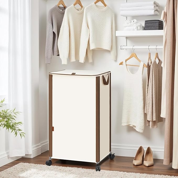 STORAGE MANIAC Rolling Laundry Hamper - Image 6