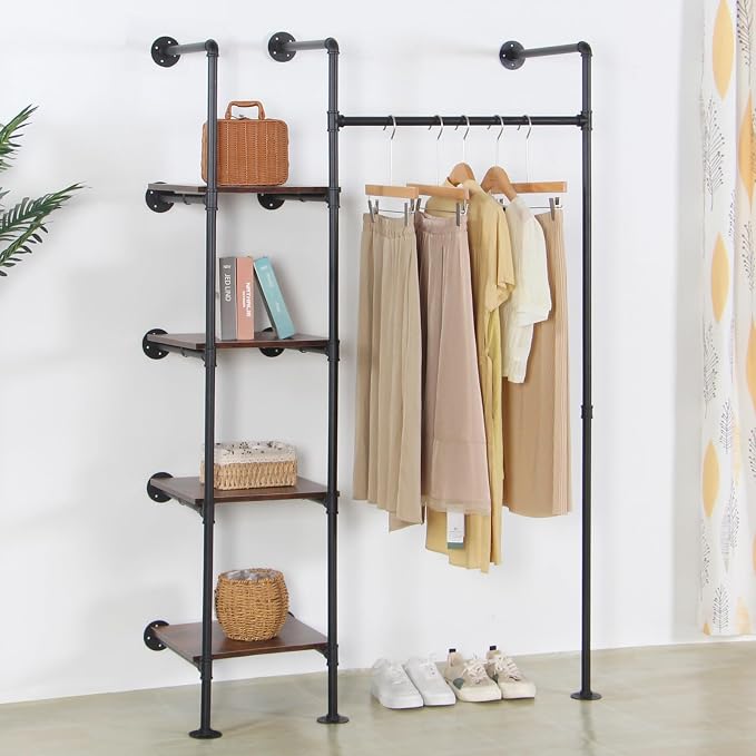 Industrial Pipe Clothing Rack - Image 2