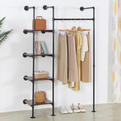 Industrial Pipe Clothing Rack - Image 2