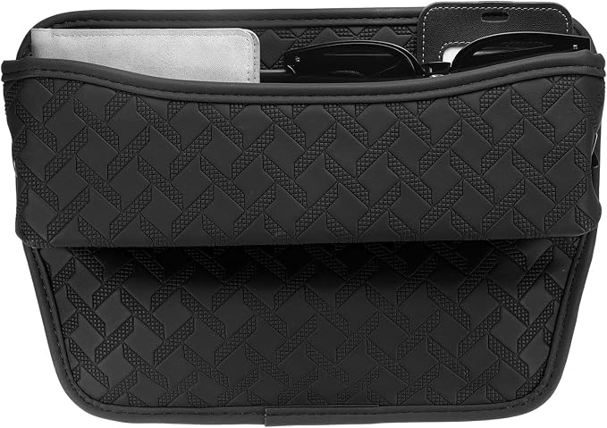 HARFINGTON Car Seat Gap Filler Organizer 11.5 x 8 x 2.1 Inch Leather Universal by HARFINGTON