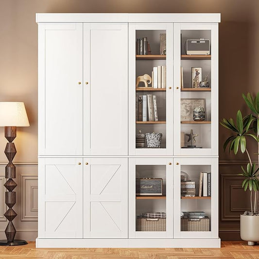ivaniti 70.8" Tall Farmhouse Bookshelf by CraftedforLifesMoments