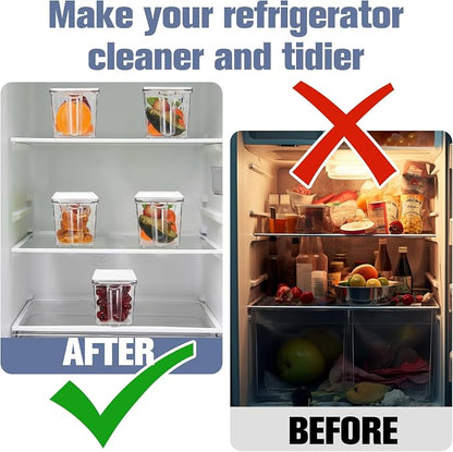 Havawish 4 Pcs Ice Storage Bin for Freezer - Image 5