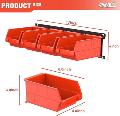 TORACK Wall-Mounted Storage Bins - Image 3