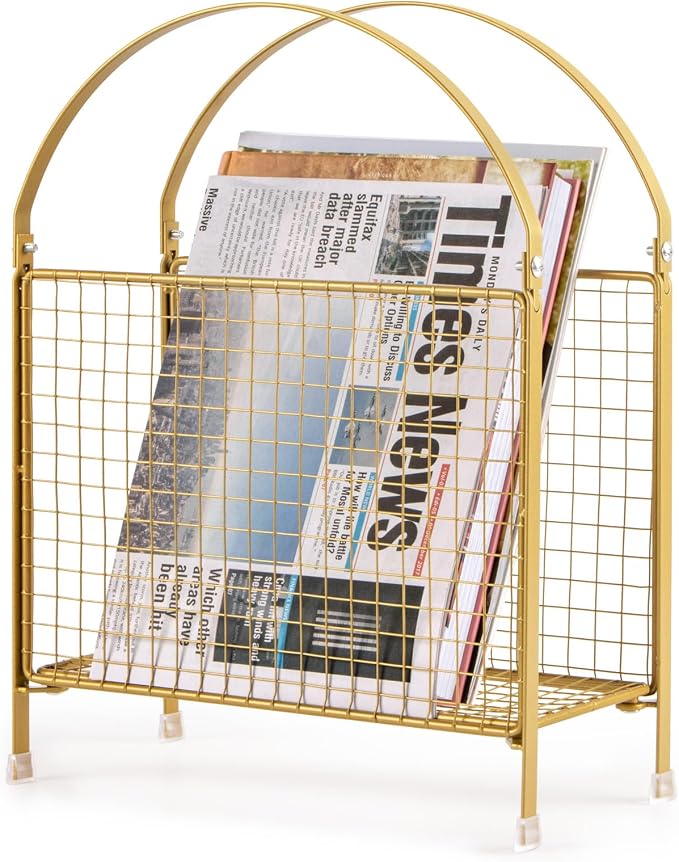 PUERSI Freestanding Magazine Holder – Modern Touch Handbag Design, Magazine by PUERSI