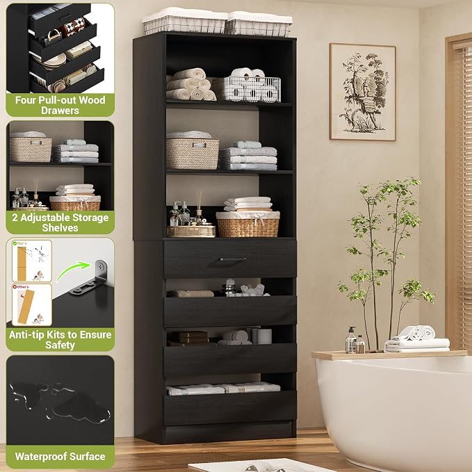 Aheaplus 21.3" Closet System - Image 6