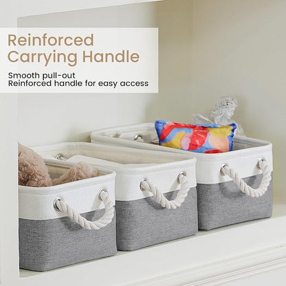 11.8x7.9x5.2 Inch Fabric Small Storage Bins - Image 3
