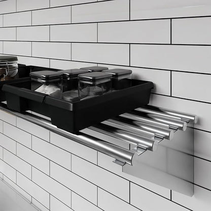 AmGood 14 in. x 60 in. NSF Stainless Steel Tubular Wall Shelf | Heavy-Duty - Image 6
